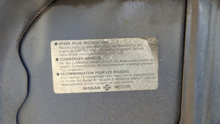 junkyard find 1985 nissan sentra deluxe wagon