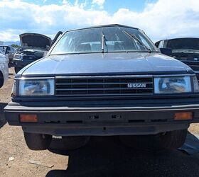 junkyard find 1985 nissan sentra deluxe wagon