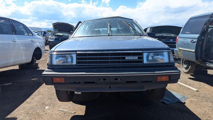 junkyard find 1985 nissan sentra deluxe wagon
