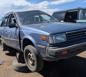 junkyard find 1985 nissan sentra deluxe wagon