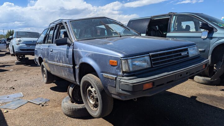 junkyard find 1985 nissan sentra deluxe wagon