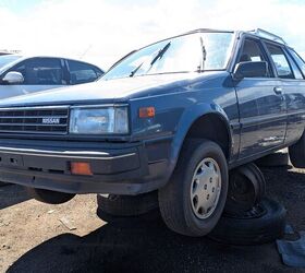 junkyard find 1985 nissan sentra deluxe wagon