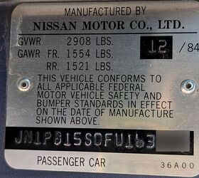 junkyard find 1985 nissan sentra deluxe wagon