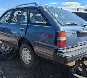 junkyard find 1985 nissan sentra deluxe wagon