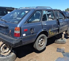 junkyard find 1985 nissan sentra deluxe wagon