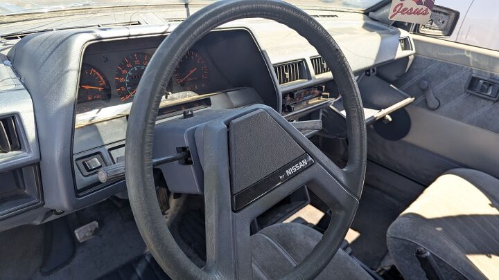 junkyard find 1985 nissan sentra deluxe wagon