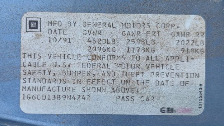 junkyard find 1992 cadillac coupe de ville
