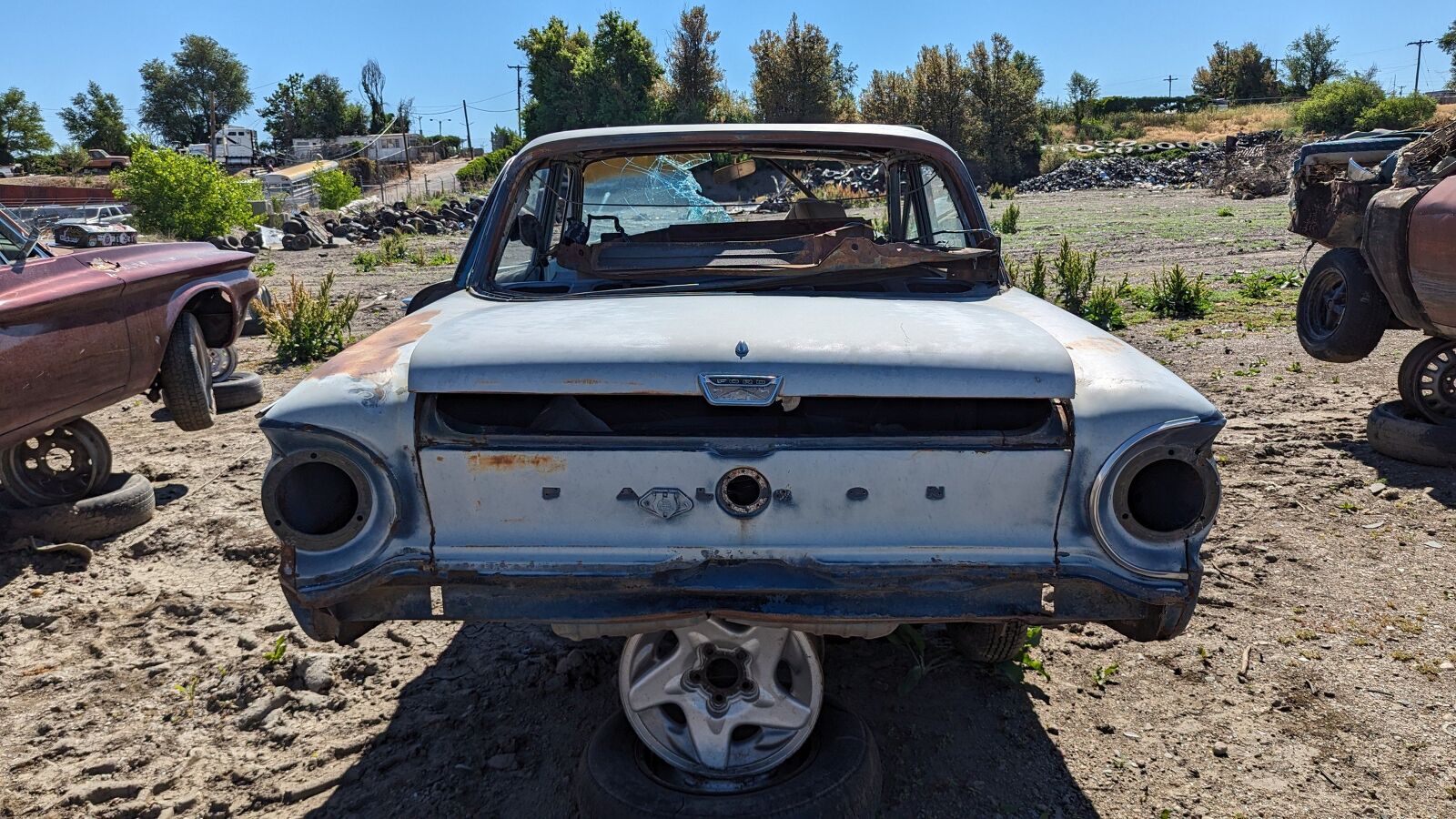 junkyard find 1961 ford falcon fordor sedan