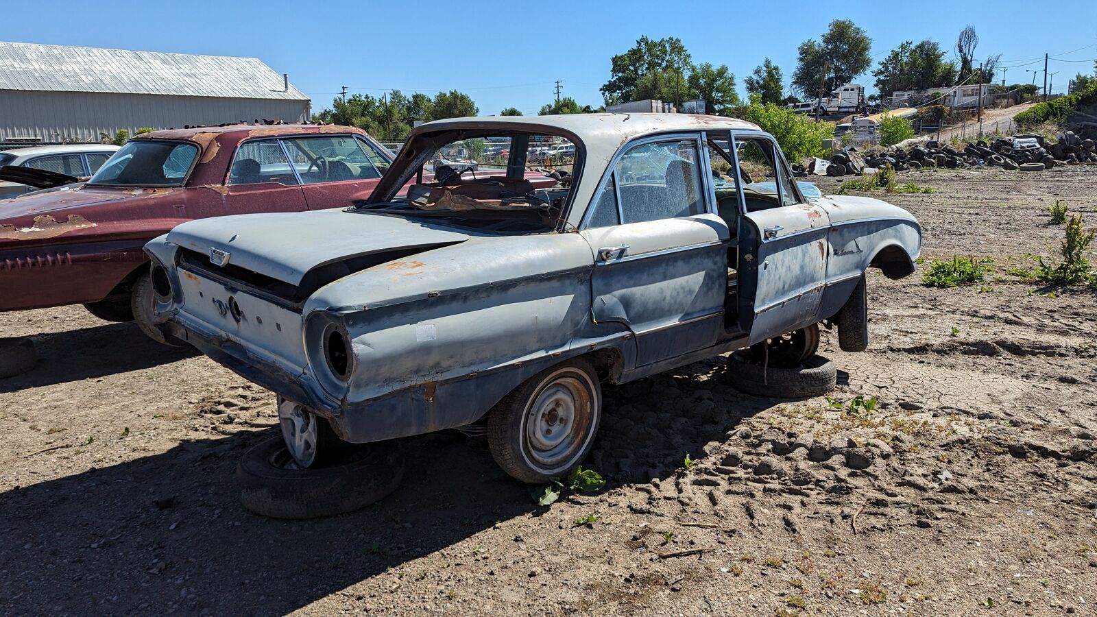 junkyard find 1961 ford falcon fordor sedan