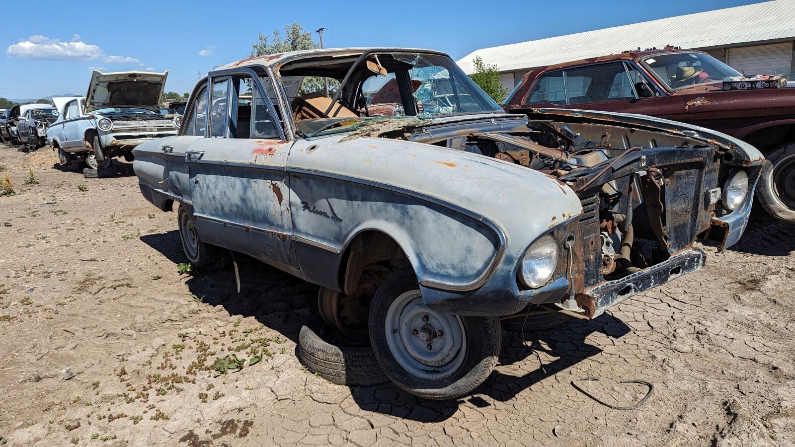 junkyard find 1961 ford falcon fordor sedan