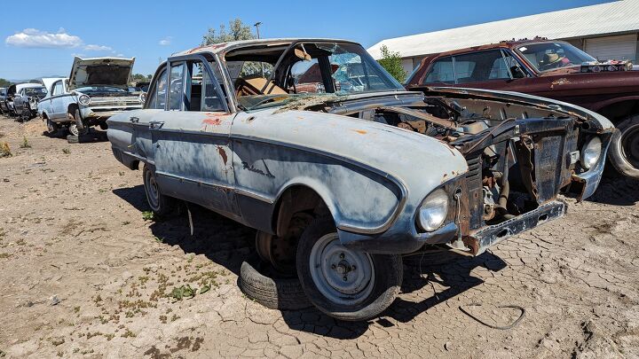 junkyard find 1961 ford falcon fordor sedan