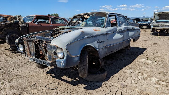 junkyard find 1961 ford falcon fordor sedan