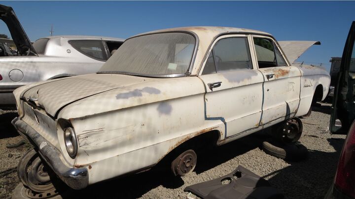 junkyard find 1961 ford falcon fordor sedan