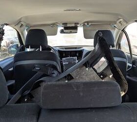 junkyard find 2013 subaru outback with manual transmission