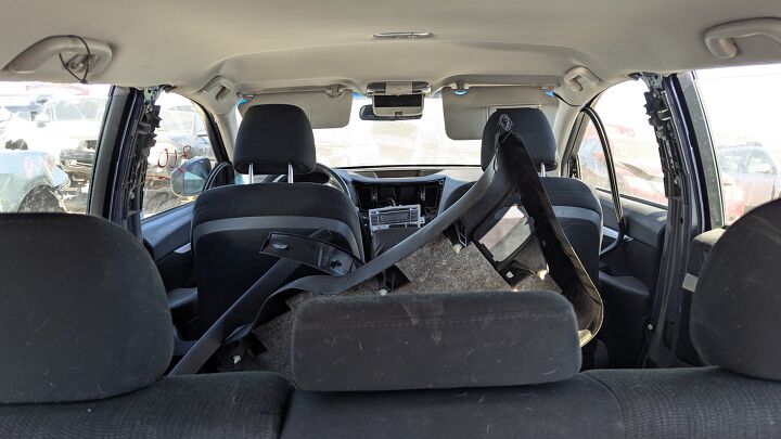 junkyard find 2013 subaru outback with manual transmission