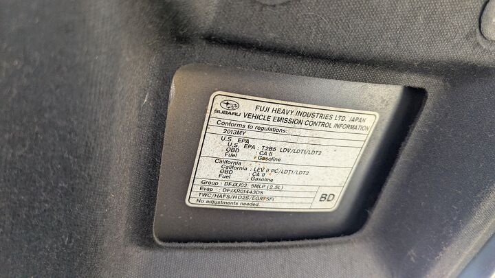 junkyard find 2013 subaru outback with manual transmission