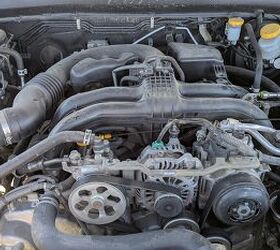 junkyard find 2013 subaru outback with manual transmission