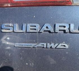 junkyard find 2013 subaru outback with manual transmission