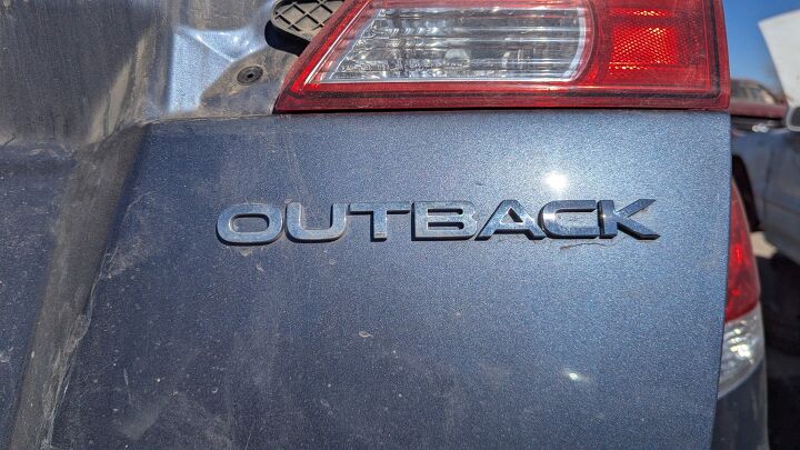 junkyard find 2013 subaru outback with manual transmission