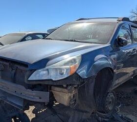 junkyard find 2013 subaru outback with manual transmission