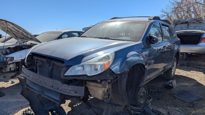 junkyard find 2013 subaru outback with manual transmission