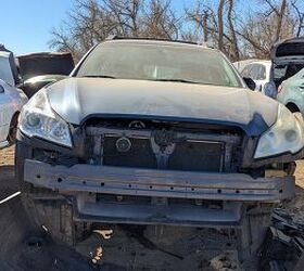 junkyard find 2013 subaru outback with manual transmission