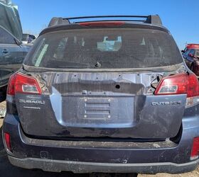 junkyard find 2013 subaru outback with manual transmission
