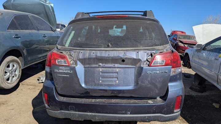 junkyard find 2013 subaru outback with manual transmission