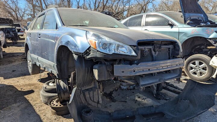 junkyard find 2013 subaru outback with manual transmission