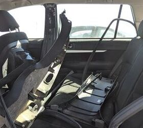 junkyard find 2013 subaru outback with manual transmission