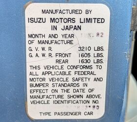 junkyard find 1982 isuzu i mark diesel sedan