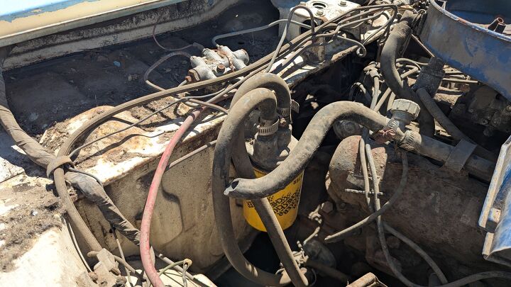 junkyard find 1974 ford courier with cologne v6 swap