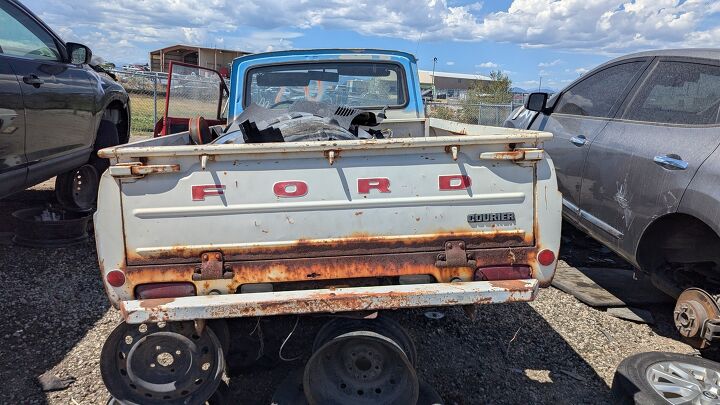 junkyard find 1974 ford courier with cologne v6 swap
