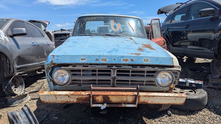 junkyard find 1974 ford courier with cologne v6 swap