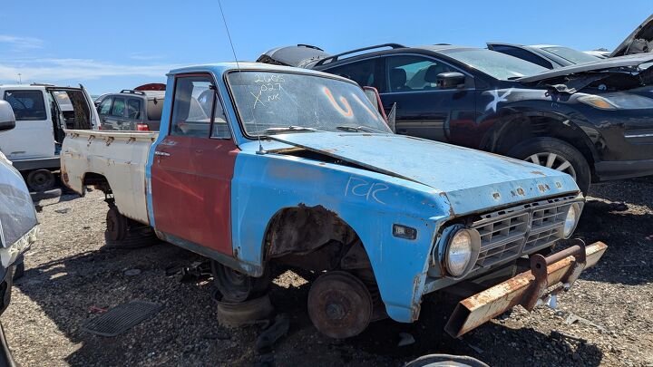 junkyard find 1974 ford courier with cologne v6 swap