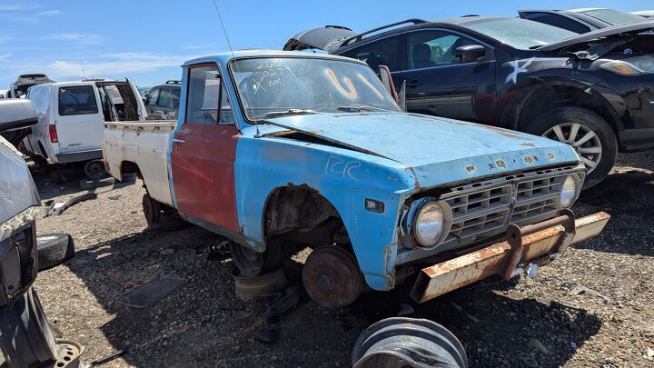 junkyard find 1974 ford courier with cologne v6 swap