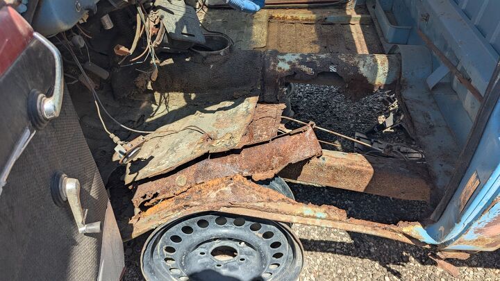 junkyard find 1974 ford courier with cologne v6 swap