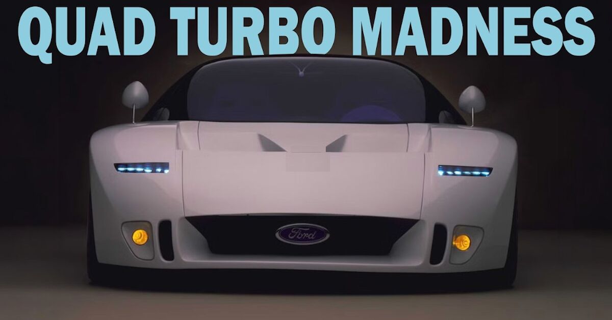 Ford GT90: The Quad Turbo V12 Dream