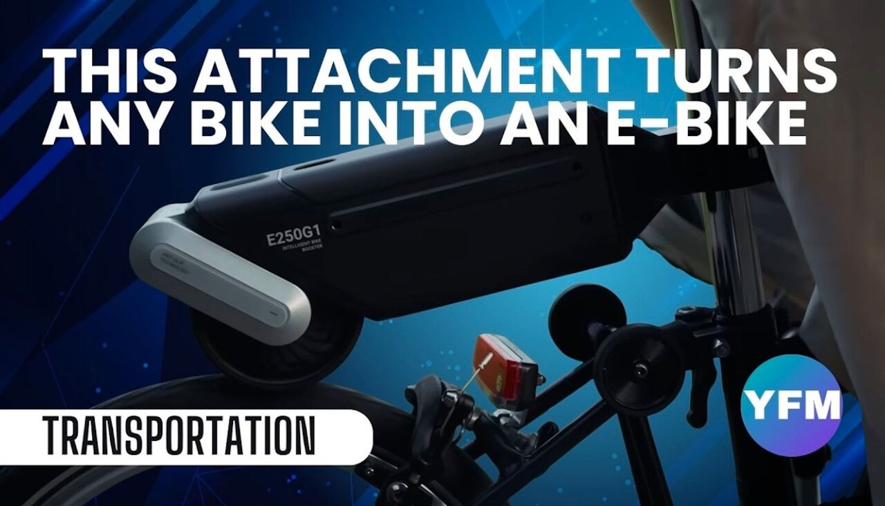 the attachment that turns any bike into a smart e bike