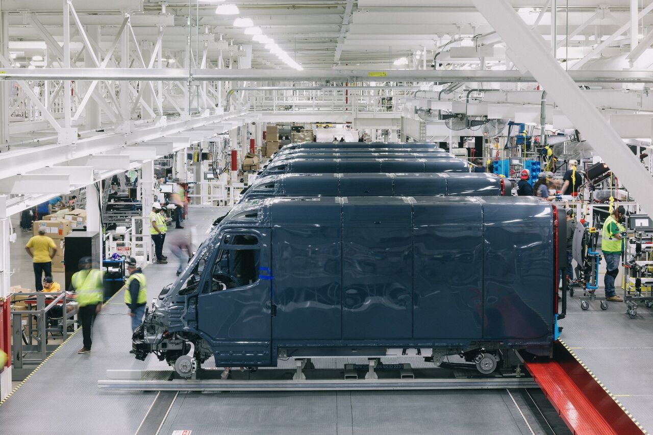 rivian s amazon van gets 710 hp awd 30 more range