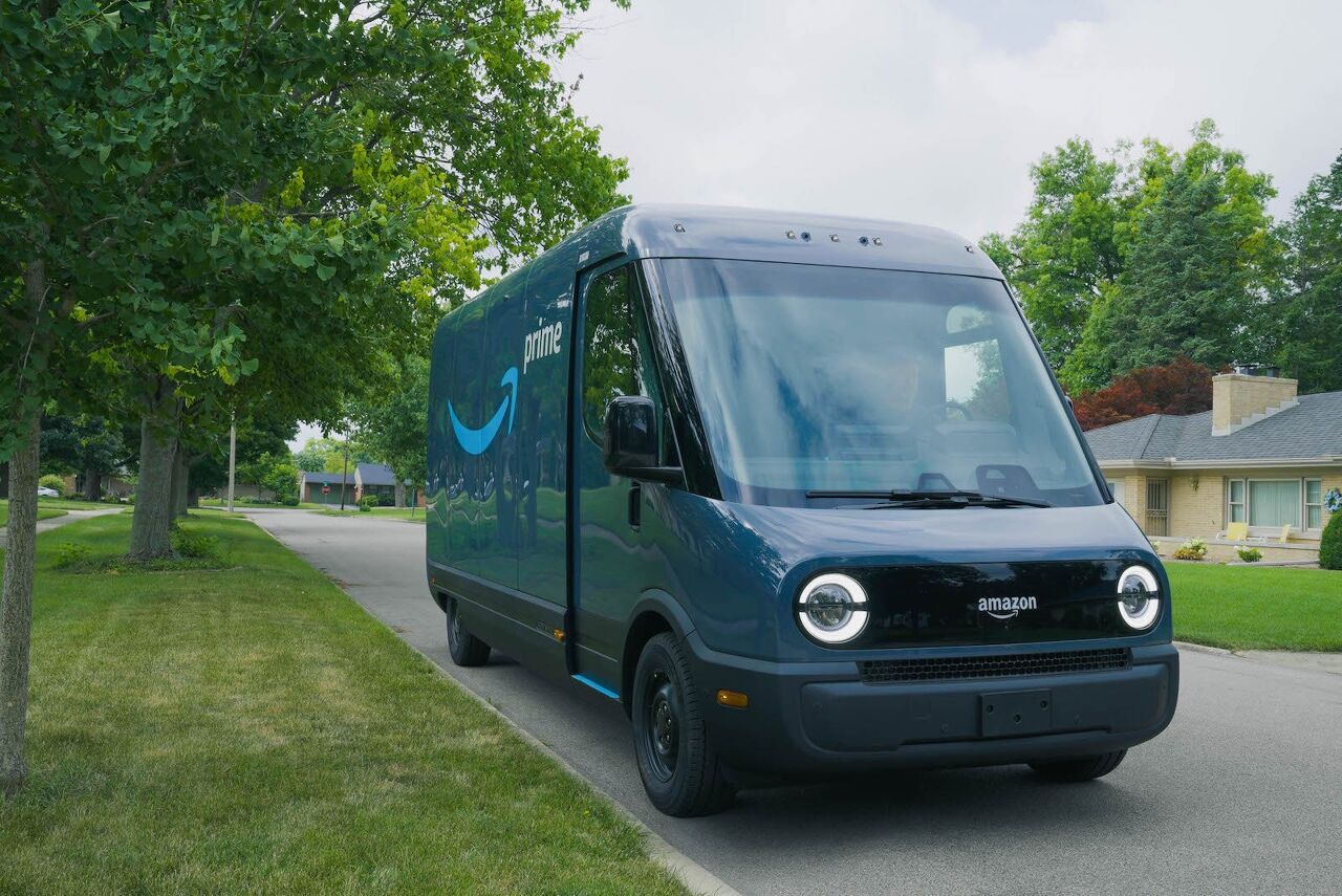 rivian s amazon van gets 710 hp awd 30 more range